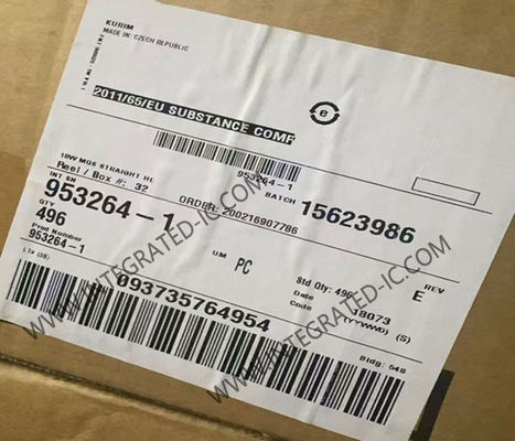 953264-1 موصلات 18 موضع 2.54 مم درجة MQS رؤوس السيارات مع تصنيف تيار التلامس 7.5 أمبير