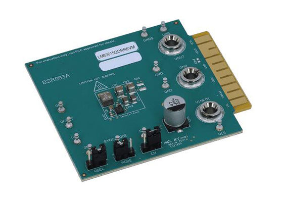 وحدة تقييم محول الجهد الكهربائي الهابط LM63615QDRREVM Embedded Solutions 1.5A