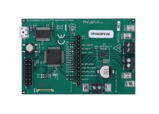 حلول DRV8428EVM المضمنة لوحة محرك السائر DRV8428 STEP/DIR للتحكم