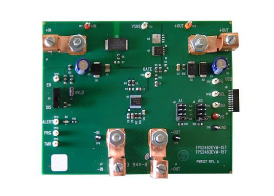 TPS2483EVM-157 حلول مدمجة وحدة تحكم التبديل السريع TPS2483 eFuse وحدة التقييم