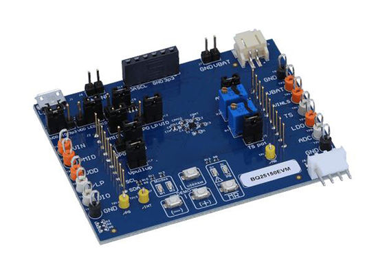وحدة تقييم الحلول المدمجة BQ25150EVM لشاحن البطارية الخطي BQ25150