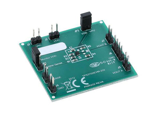 TPS3700EVM-202 كاشف جهد النافذة لحلول مضمنة، وحدة تقييم TPS3700