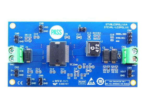 لوحة تقييم منظم التبديل المتزامن المتكامل 5A من حلول STEVAL-LEOPOL1V1 المدمجة