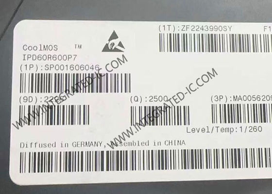 IPD60R600P7 رقاقة الدائرة المتكاملة N-Channel 600V CoolMOSTM P7 Power MOSFET Transistors