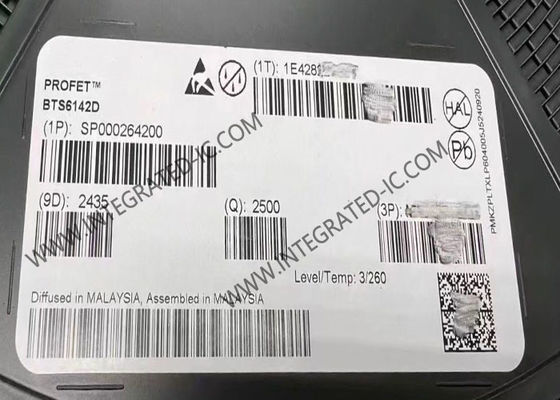 BTS6142D رقاقة الدائرة المتكاملة 1-قناة 12mΩ مفاتيح الطاقة الذكية عالية الجانب مع 7 A التيار الخارجي