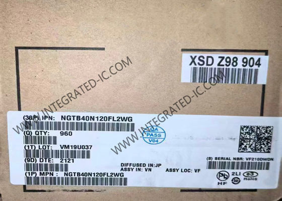 NGTB40N120FL2WG ترانزستور IGBT 1200V 80A 535W مع تكنولوجيا Trench Field Stop لغير المحولات الشمسية و UPS