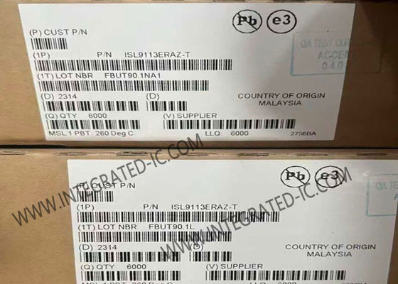 شريحة الدائرة المتكاملة ISL9113ERAZ محول تعزيز متزامن بجهد إدخال يتراوح من 0.8 فولت إلى 4.7 فولت وتيار خرج 500 مللي أمبير وتيار هادئ منخفض يبلغ 20 ميكرو أمبير