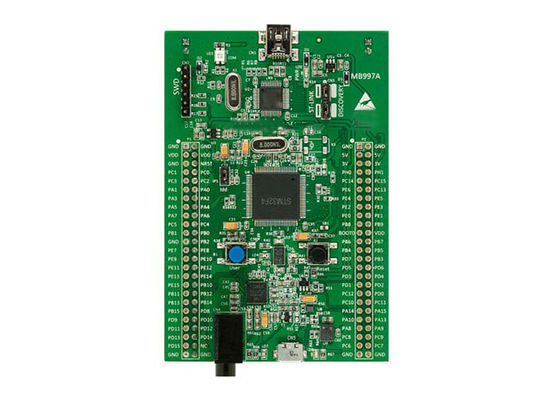 حلول STM32F407G-DISC1 المضمنة، معالج دقيق ARM Cortex-M4 مدمج بتردد 168 ميجاهرتز، لوحة تقييم مدمجة 32 بت
