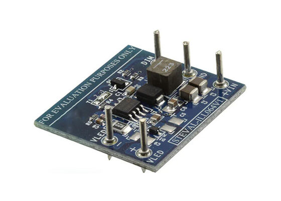 لوحة تقييم مشغل LED القابل للتعتيم 3A 5.5V إلى 48V من STEVAL-ILL064V1 Embedded Solutions