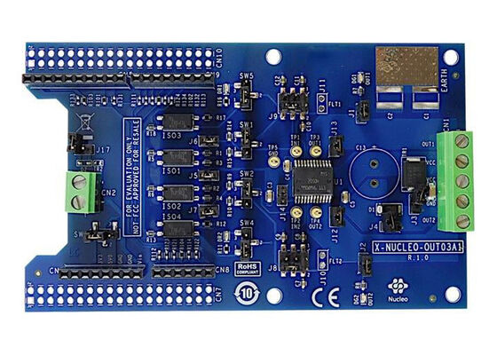 X-NUCLEO-OUT03A1 الحلول المدمجة إدارة الطاقة للشاحن لوحة توسيع تقييم المنصة النووية