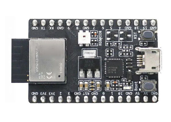 ESP32-C3-DEVKITM-1-N4X الحلول المدمجة ESP32-C3-MINI-1 أو ESP32-C3-MINI-1U مجلس التطوير