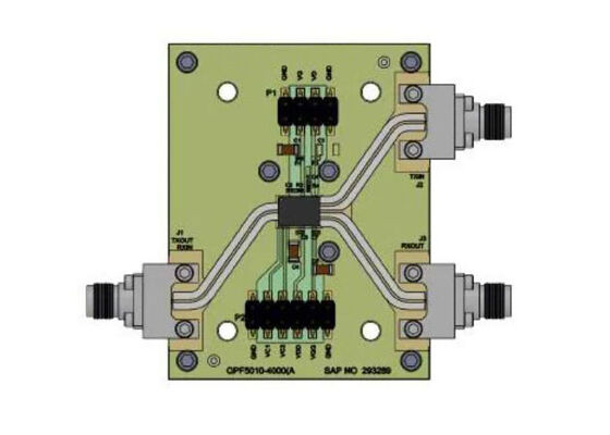 QPF5005EVB1 حلول مدمجة لوحة تقييم وحدة الواجهة الأمامية X-Band QPF5005