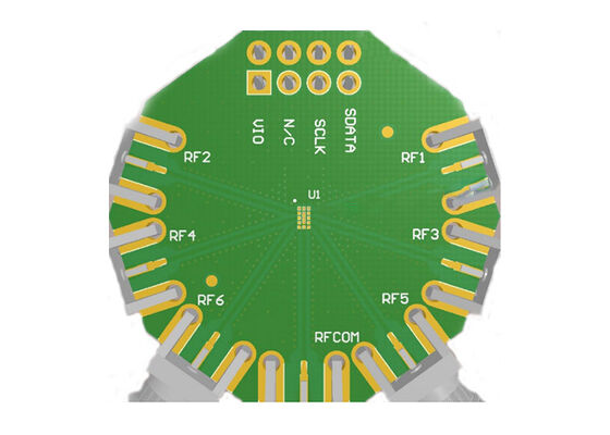 QPC8014QDK Embedded Solutions 6GHz SP6T Switch Evaluation Board For LTE Applications