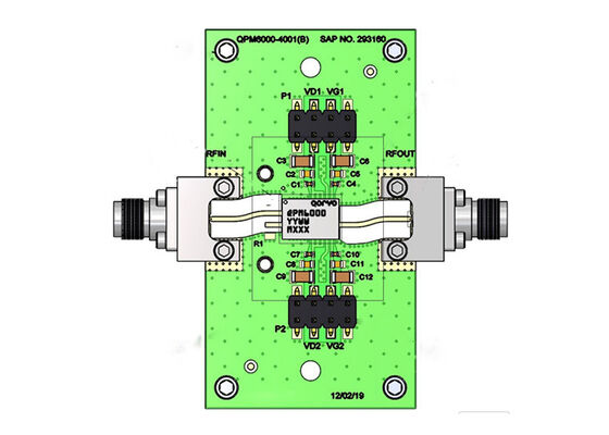 QPM6000EVB الحلول المدمجة 8GHz إلى 14GHz X-Band Dual Channel Limiter Board