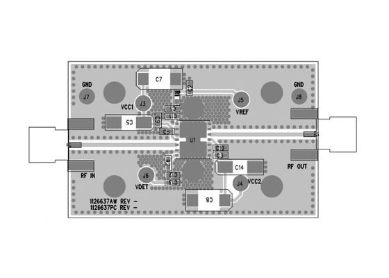 TQP9218-EVB حلول مدمجة TQP9218 0.25 واط لوحة تقييم مضخم طاقة الخلية الصغيرة