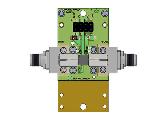 QPA2611EVB حلول مضمنة لوحة تقييم مكبر الطاقة 5W X-Band عالية الأداء