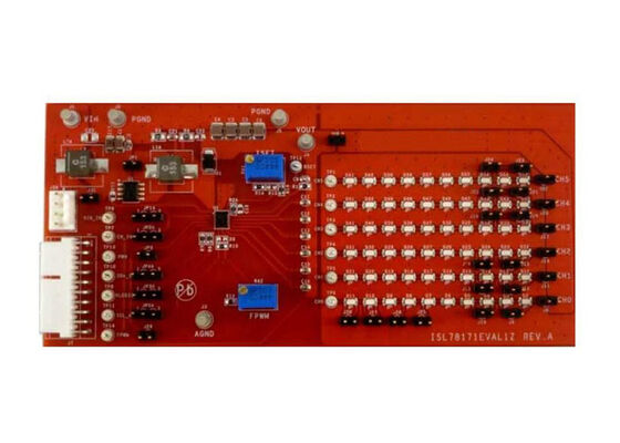 حلول مدمجة ISL78171EVAL1Z لوحة تقييم مشغل LED للسيارات ISL78171 50mA