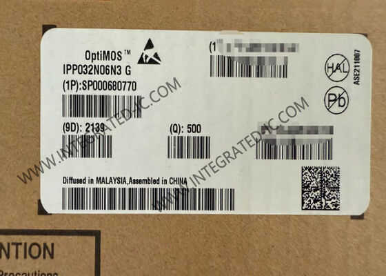 IPP032N06N3G OptiMOS TM 3 MOSFET الطاقة القناة الـ 60V 120A 2.6 mOhms للتبديل عالي الكفاءة