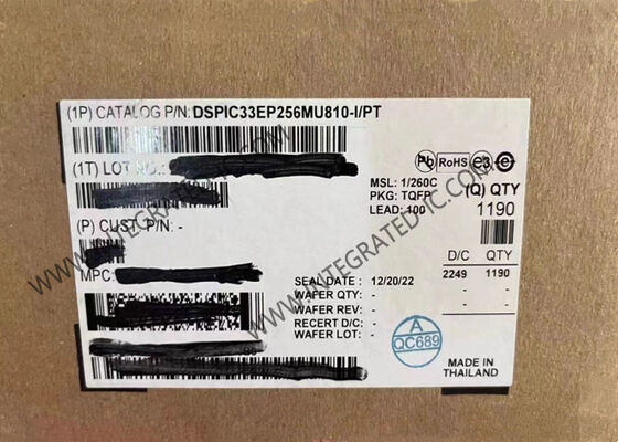 DSPIC33EP256MU810-I/PT وحدة التحكم الدقيقة MCU 60MIPS 16-Bit DSC مع التحكم في محرك مزدوج