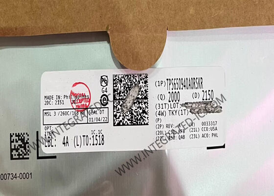 شريحة الدائرة المتكاملة TPS650940A0RSKR، دائرة إدارة الطاقة مع تيار خرج 21 أمبير و 12 مخرجًا لمنصة Apollo Lake