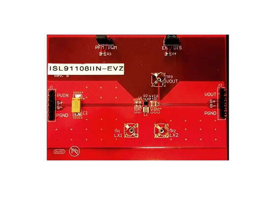 لوحة تقييم منظم الرفع/الخفض عالي الكفاءة من Embedded Solutions ISL91108IINR-EVZ