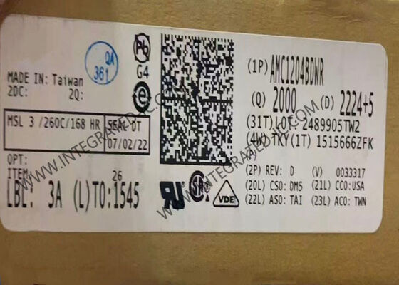 AMC1204BDWR 20MHz عزل شريحة الدوائر المتكاملة Delta-Sigma Modulator مع 1200 VPEAK و 15 kV/μs الحصانة العابرة في حزمة SOIC16