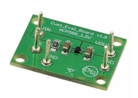 NCP508SQ15T1GEVB الحلول المدمجة 50mA لوحة تقييم منظم التوتر الخطي 1-قناة