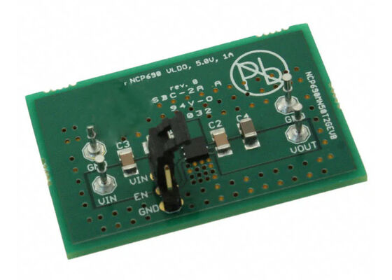 NCP690MN50T2GEVB الحلول المدمجة لجنة تقييم منظم الجهد الخطي 5 فولت القناة الواحدة