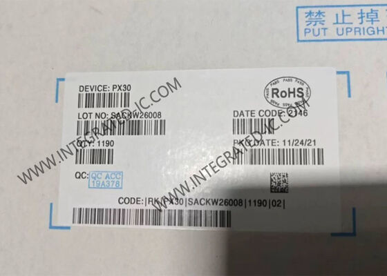 معالج الذكاء الاصطناعي PX30 رقاقة رباعية النواة ARM Cortex-A35 معالج تطبيقات مع تشفير 1080p@60fps