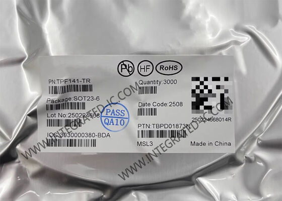 شريحة الدائرة المتكاملة TPF141-TR Full-HD 1080p محرك فلتر الفيديو مع فلتر Butterworth من الدرجة السادسة واستهلاك طاقة منخفض 11.5mA