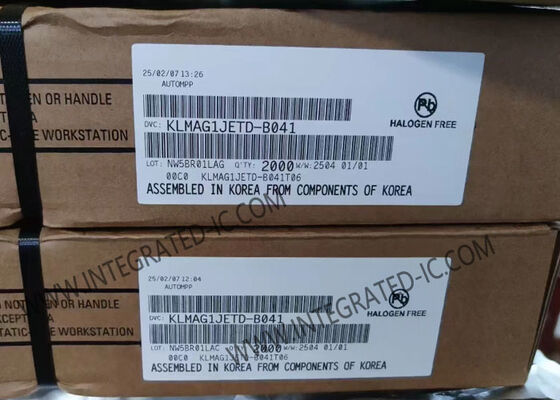 KLMAG1JETD-B041 ذاكرة IC شريحة بطاقة الوسائط المتعددة المدمجة 16GB eMMC5.1 ذاكرة فلاش