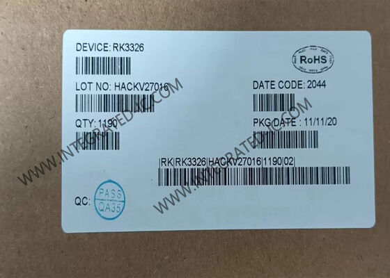 شريحة معالج الذكاء الاصطناعي RK3326، معالج تطبيقات رباعي النواة ARM Cortex-A35 مع ترميز فيديو بدقة 1080 بكسل ووحدة معالجة الرسومات Mali-G31MP2