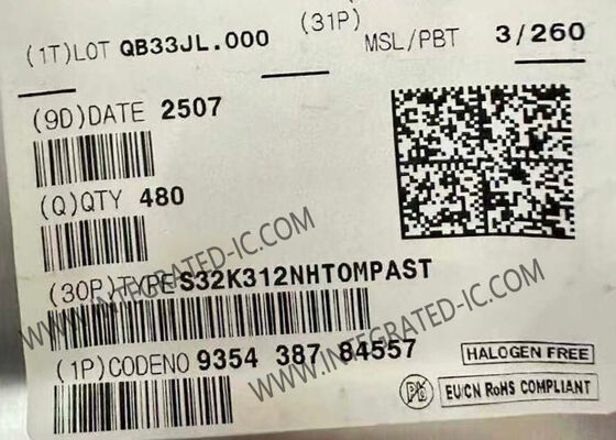S32K312NHT0MPAST متحكم دقيق MCU 120 ميجاهرتز 32 بت للسيارات QFP100