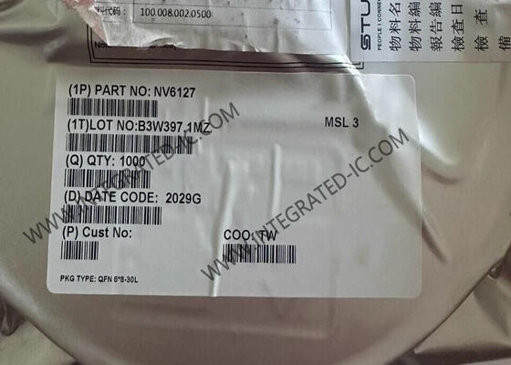 NV6127 GaN IC 650V 12A مفتاح توزيع الطاقة مع حزمة 30-QFN لتطبيقات الشحن السريع