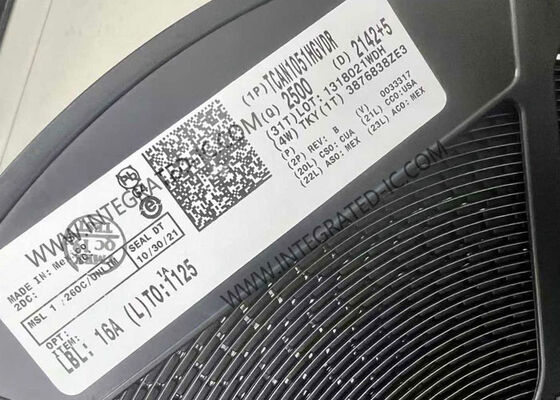 شريحة الدائرة المتكاملة TCAN1051HGVDR، جهاز إرسال واستقبال CAN محمي من الأعطال بسرعة 5 ميجابت في الثانية مع حماية من التفريغ الكهروستاتيكي (ESD) بقوة 16 كيلو فولت، SOIC8