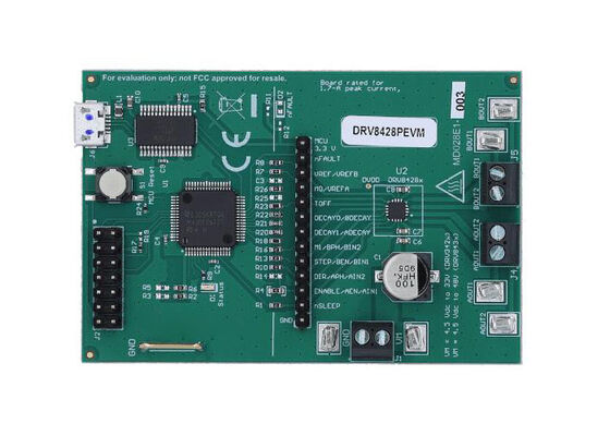 حلول DRV8428PEVM المضمنة لوحة تقييم مشغل المحرك المتدرج DRV8428