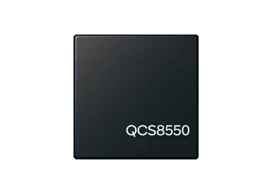 رقاقة معالج الذكاء الاصطناعي QCS-8550-2-MPSP1581-TR-02-0-AB مع 4K240/8K60 اتصال الفيديو WiFi 7 وعقدة العملية 4 نانومتر لتطبيقات إنترنت الأشياء