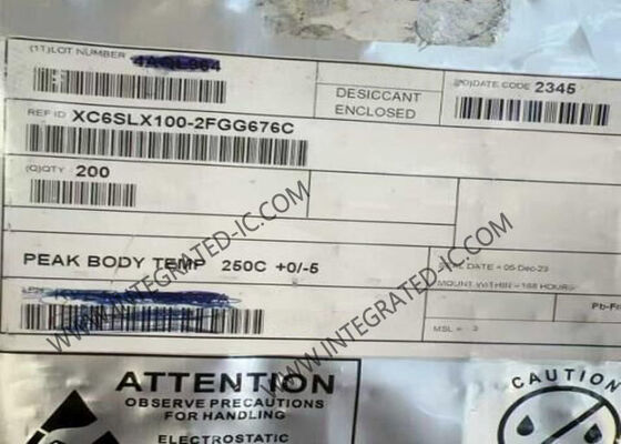 XC6SLX100-2FGG676C شريحة FPGA من نوع Spartan 6 LX مع 480 مدخل/مخرج و حزمة 676-BGA لتطبيقات الطاقة المنخفضة