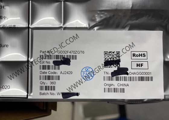 GD32F470ZGT6 متحكم دقيق MCU 32 بت 240 ميجاهرتز Arm Cortex-M4 مع حزمة LQFP144