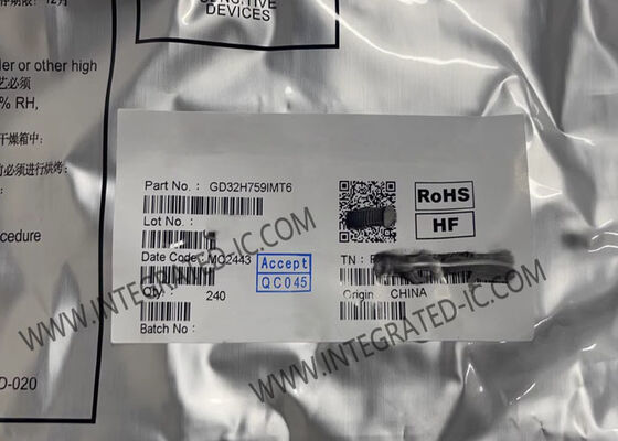 GD32H759IMT6 وحدة التحكم الدقيقة ذات 32 بت مع قشرة الذراع 600 ميغا هرتز-M7 لتطبيقات إنترنت الأشياء