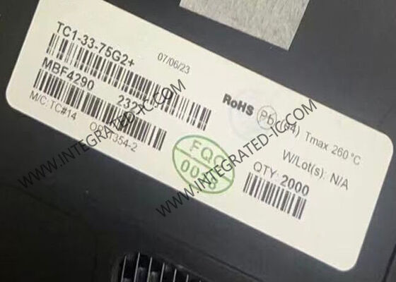 TC1-33-75G2 رقاقة الدائرة المتكاملة المحول الراديوي 5MHz إلى 3GHz 75 أوم سطح الصعود SMD-6