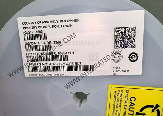 AD7988-5BCPZ محول تناظري إلى رقمي منخفض الطاقة 10-VFDFN شريحة دائرة متكاملة