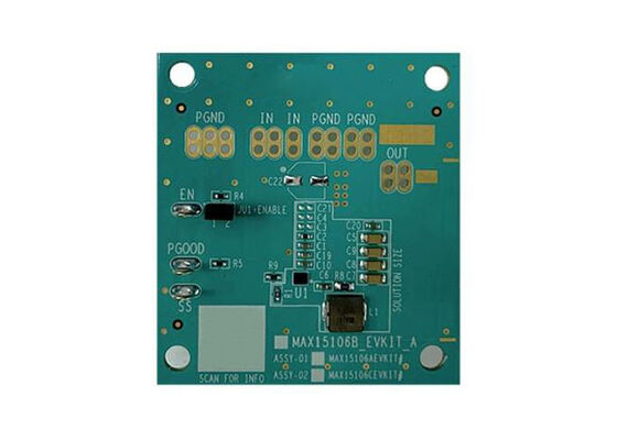 MAX15106AEVKIT الحلول المدمجة MAX15106A 6A مجموعة تقييم المنظم التدريجي