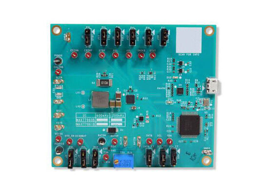 MAX77960BEVKIT12 الحلول المدمجة MAX77960B مجموعة تقييم شاحن بوك-بوست USB Type-C