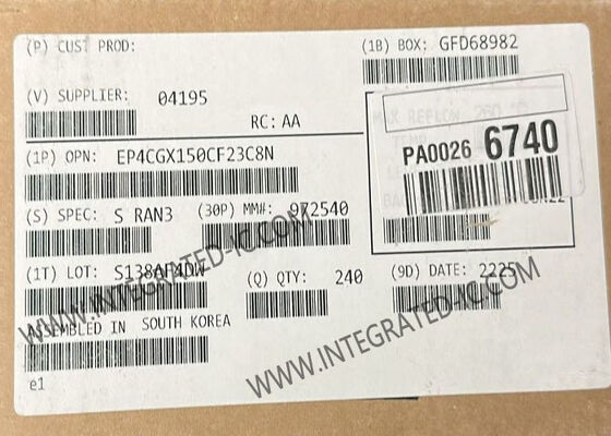 EP4CGX150CF23C8N Cyclone IV GX FPGA IC مع حزمة BGA484 للتطبيقات عالية الأداء