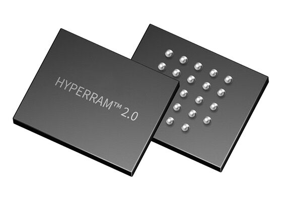 CYEL18V2562-200BKXE ذاكرة IC رقاقة 256 MBit ذاكرة الوصول العشوائي الزائفة مع 1.8 فولت الجهد التشغيلي وتردد واجهة 200 ميغا هرتز