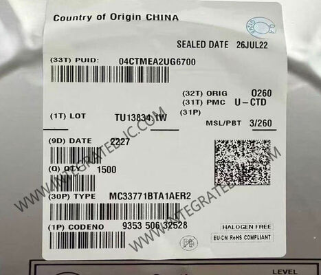 MC33771BTA1AER2 SMARTMOS وحدة تحكم بطارية ليثيوم أيون مع 7 إلى 14 خلية إدارة و واجهة SPI للتطبيقات السيارات