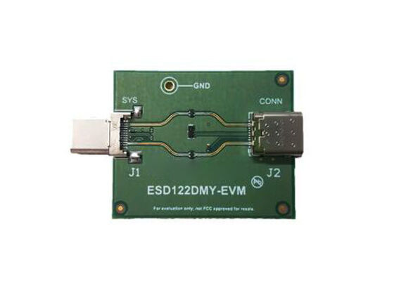 ESD122DMY-EVM الحلول المدمجة ESD122DMY وحدة تقييم واجهات USB من النوع C