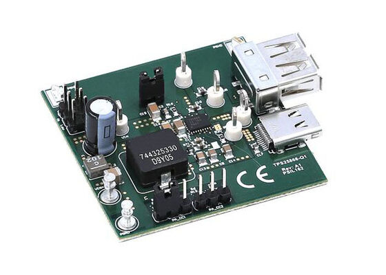 TPS25868Q1EVM-162 الحلول المدمجة TPS25868-Q1 وحدة تقييم وحدة التحكم في منافذ الشحن من النوع C + Type-A