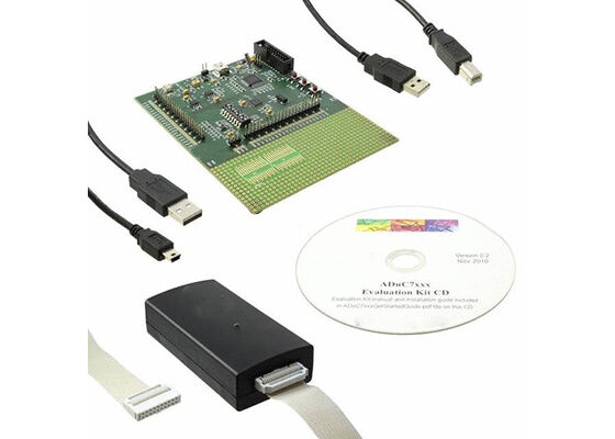 EVAL-ADUC7023QSPZ1 حلول مضمنة QuickStartTM PLUS ARM7 MCU لوحة تقييم مضمنة 32 بت